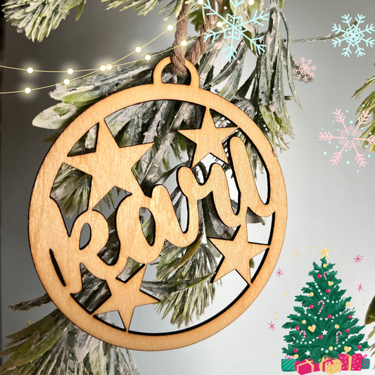 Christmas Collection - Personalised Laser Cut Christmas Tree Decoration