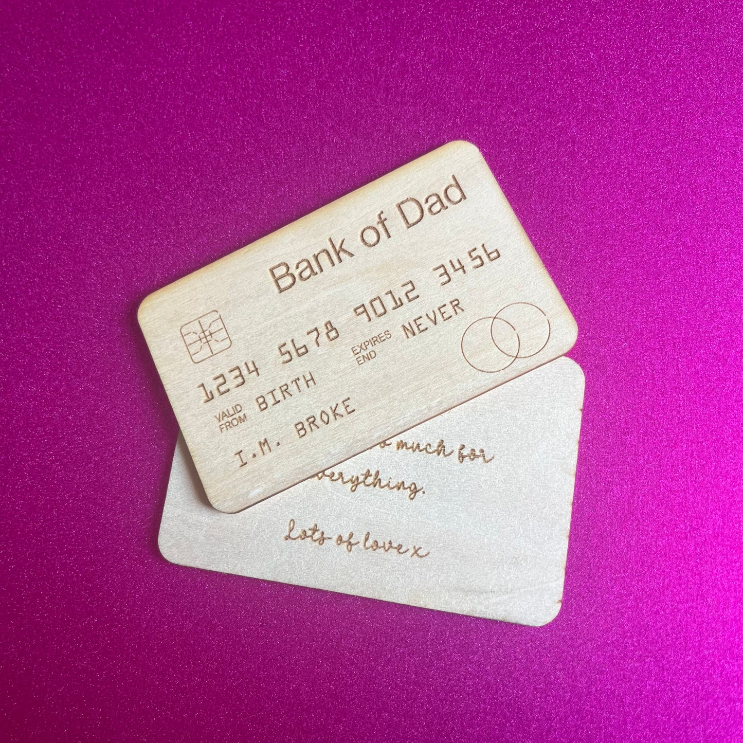 Gifts | Father’s Day | Wooden Wallet Keepsake