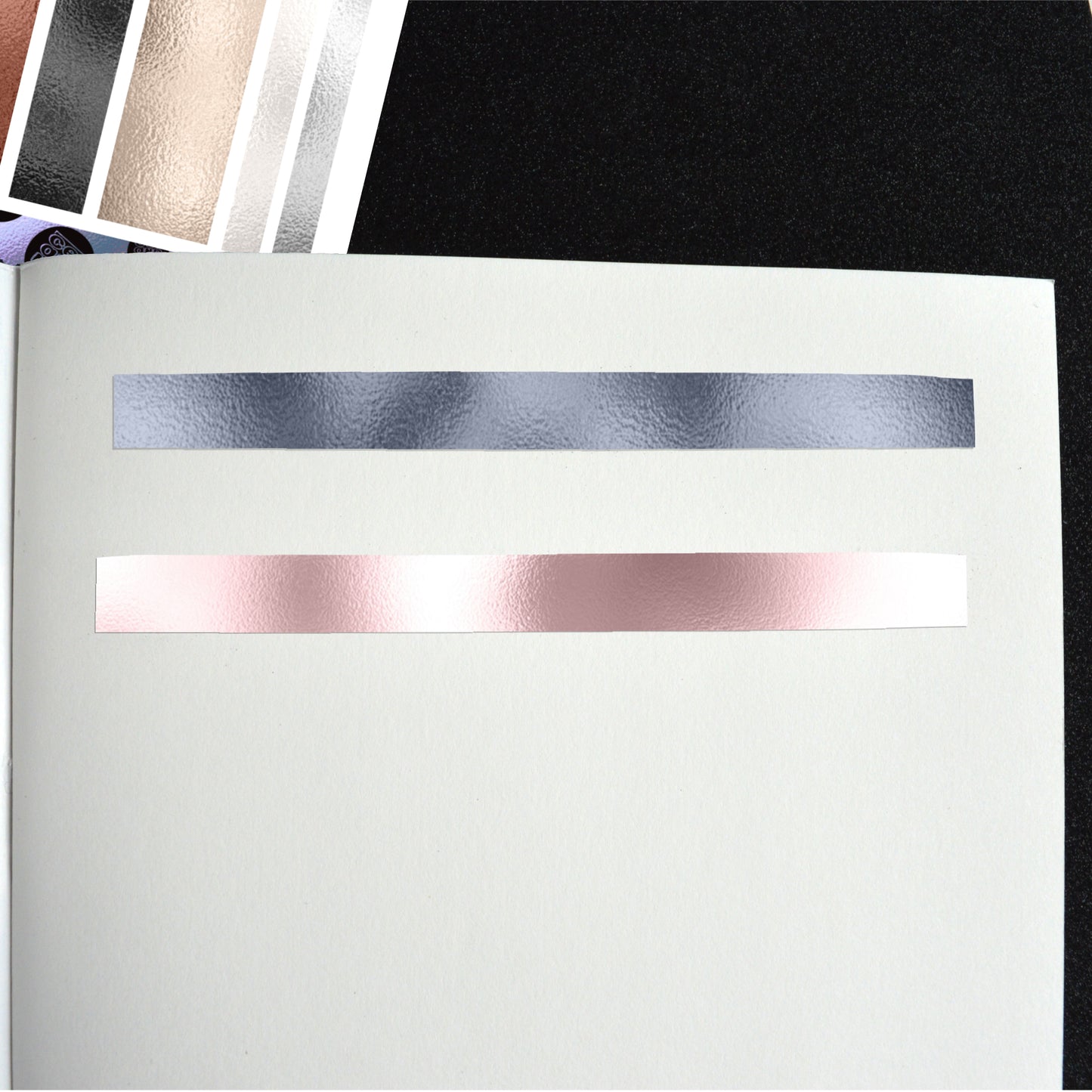 Washi Sheet - Metallic Foil Effect - Luxurious Sticker Set