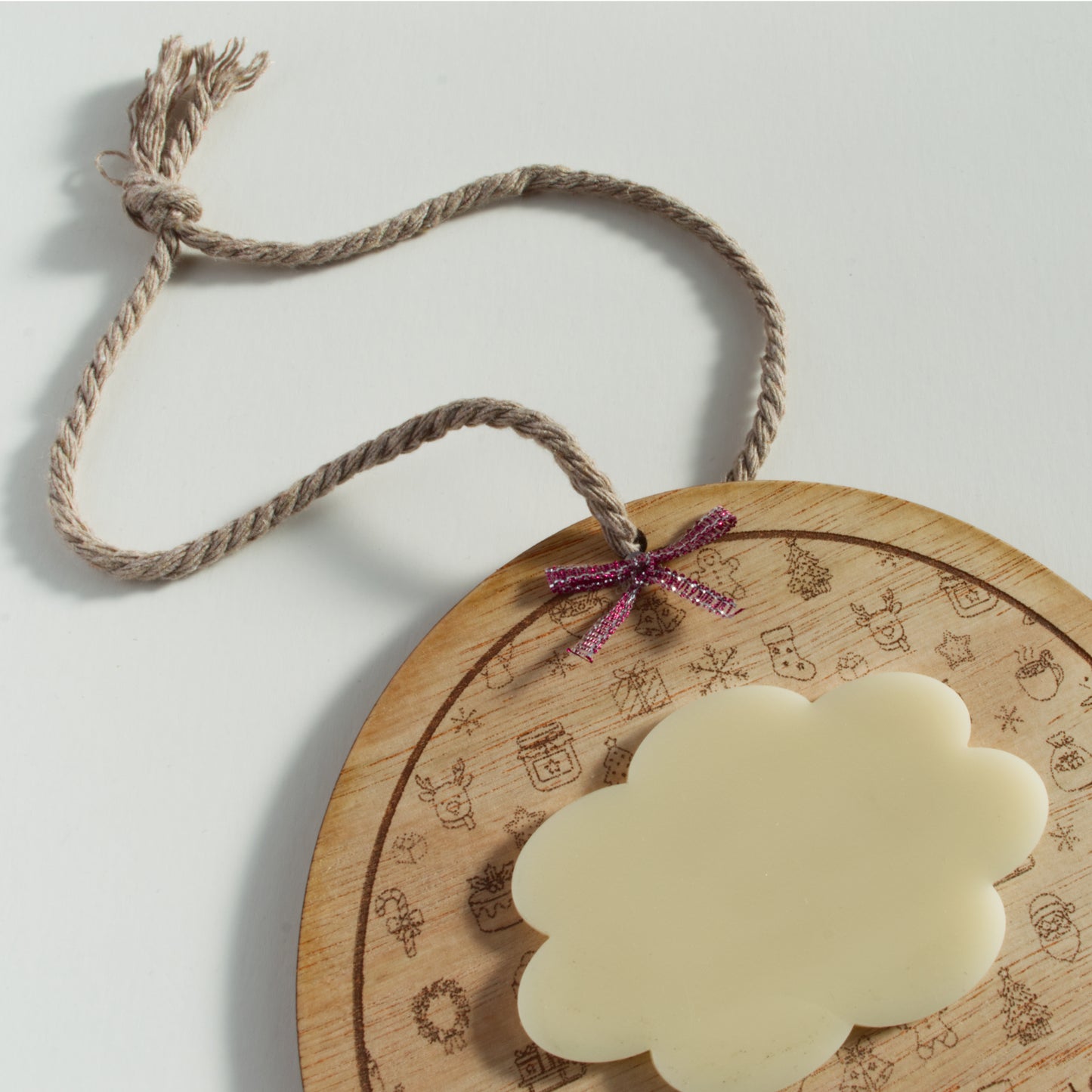 Christmas Collection - Countdown to Christmas - Days Until Christmas - Reusable Wooden and Acrylic Hanging Sign with Dry Wipe Pen