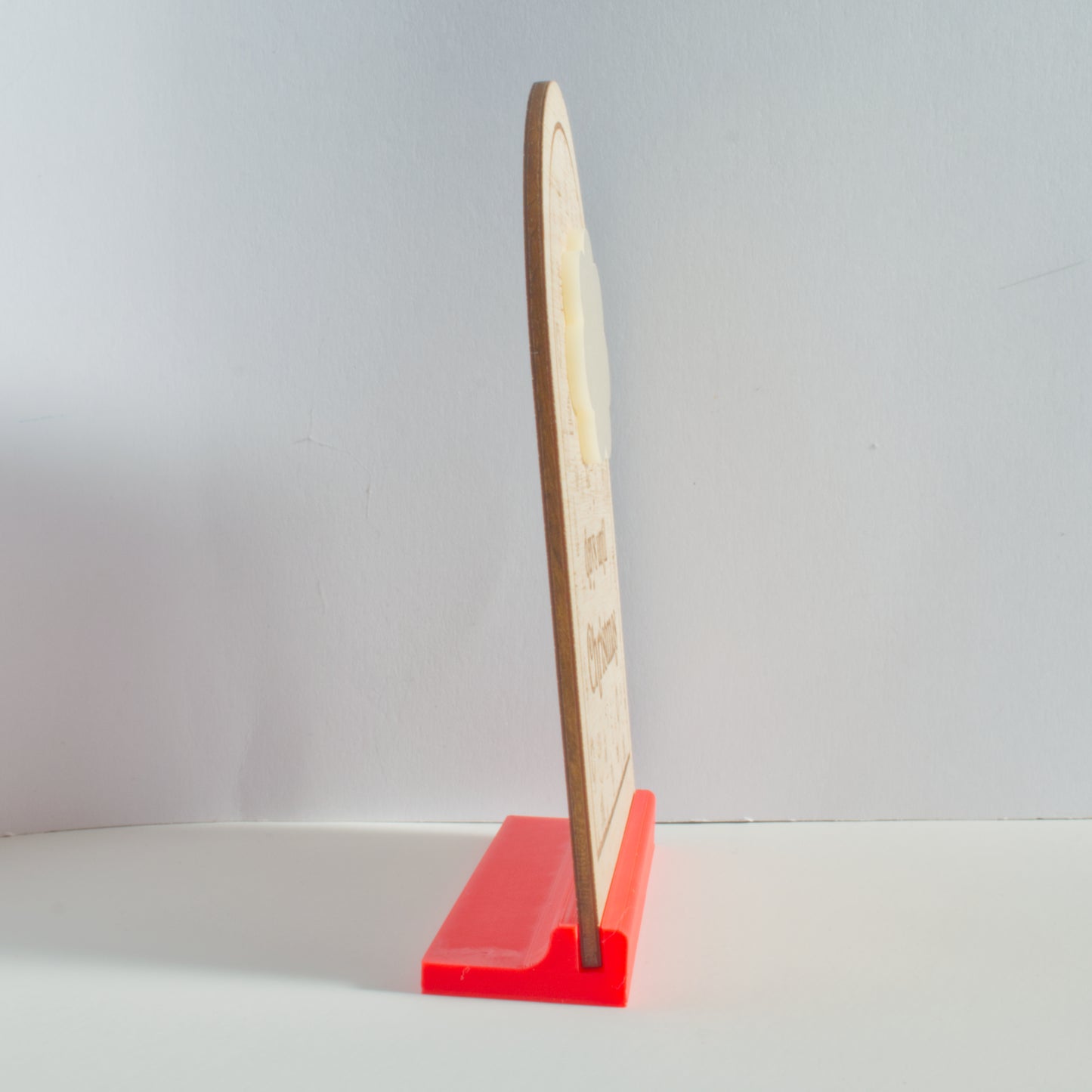 Christmas Collection - Countdown to Christmas - Sleeps Until Santa - Reusable Wooden and Acrylic Standing Sign with Dry Wipe Pen