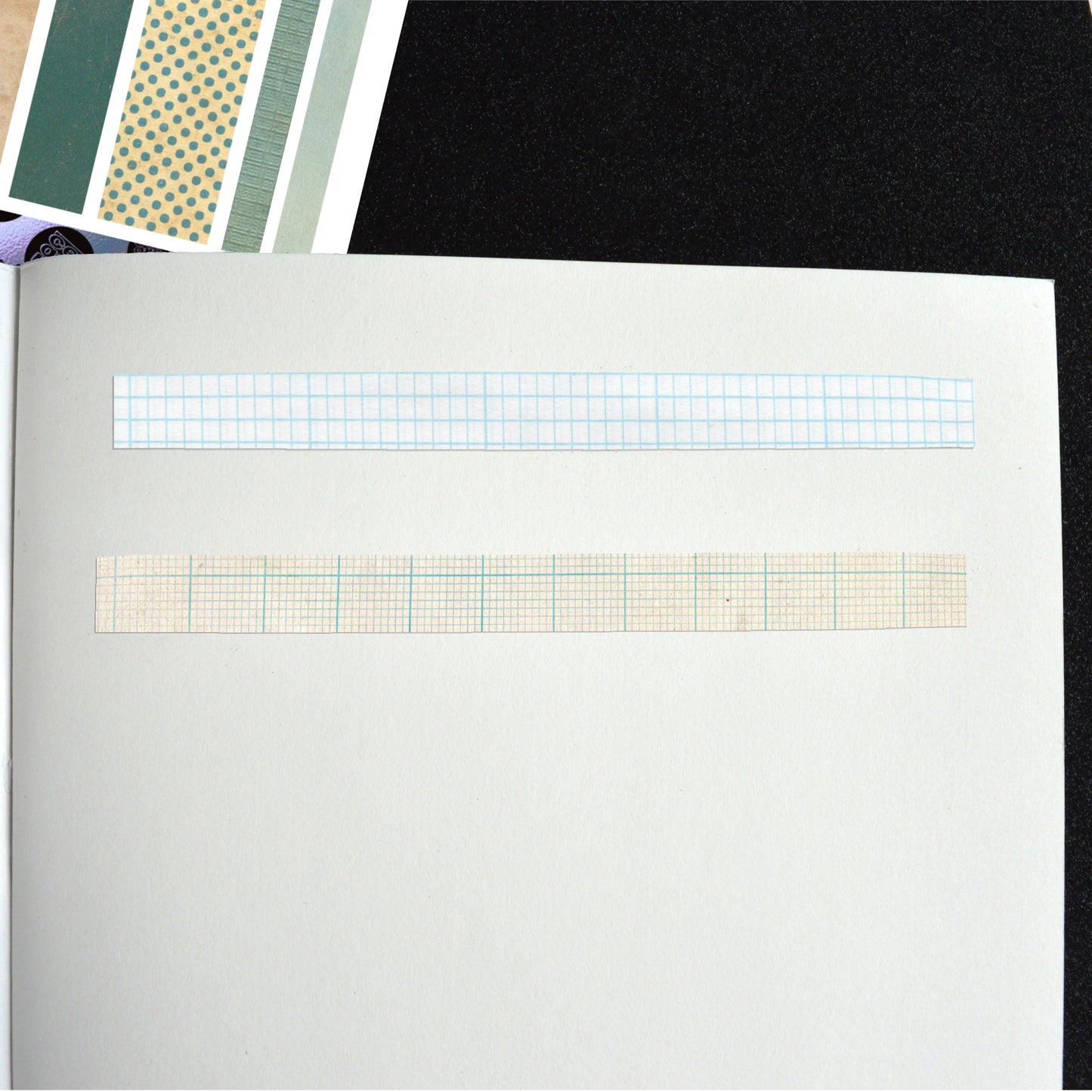 Washi Sheet - Nostalgic Vintage Paper Effect - Retro Sticker Set